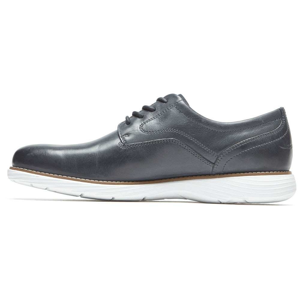 Oxfords Rockport Hombre Mexico - Garett Plain Toe Gay Marino - RAKJS5079